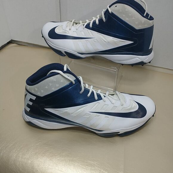 Nike Men's SZ 18 Zoom Vapor Pro Navy 527879 144. Condition is Pre-owned. - Picture 2 of 8
